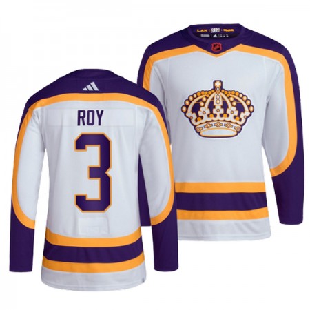 Los Angeles Kings tröja Matt Roy 3 Adidas 2022-23 Vit Reverse Retro 2.0 Authentic - NHL Tröjor Herr Los Angeles Kings tröja Matt Roy 3 Adidas 2022-23 Vit Reverse Retro 2.0 Authentic - NHL Tröjor Herr